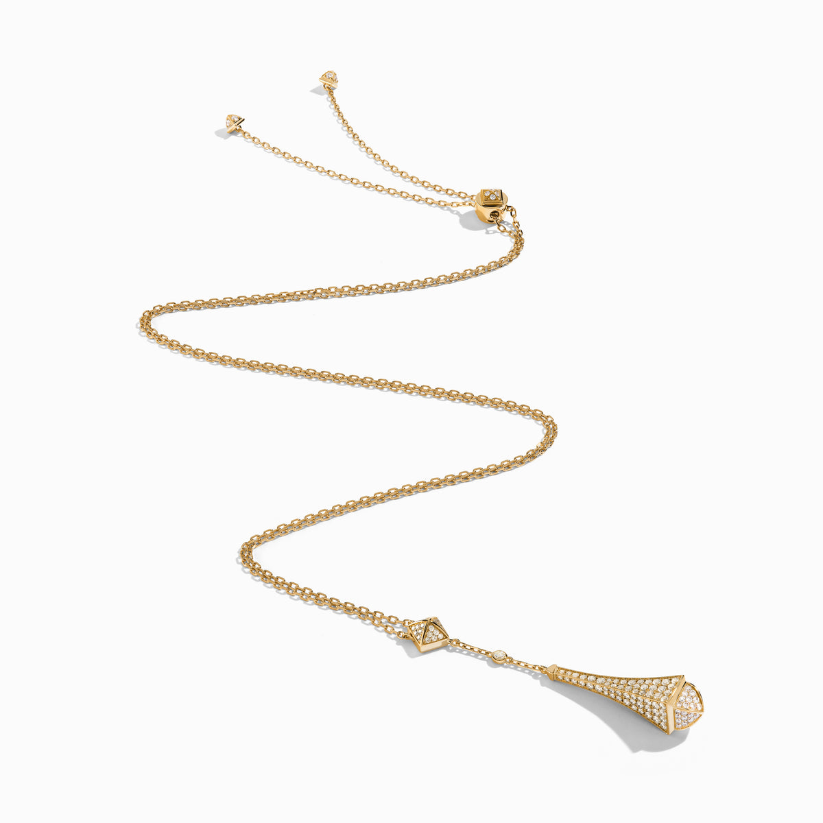 Cleo Full Diamond Teardrop Pendant – MARLI New York