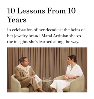 Harper's BAZAAR: 10 Lessons from 10 Years