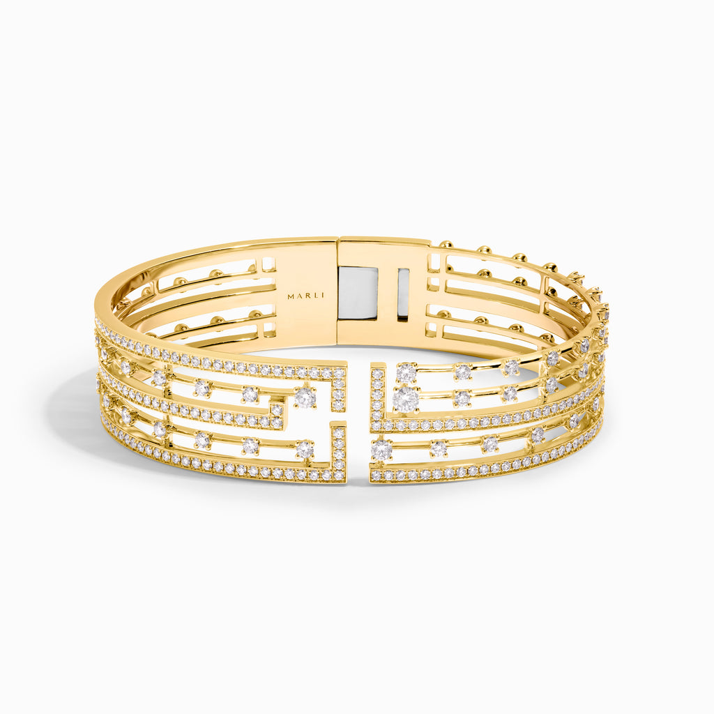 Avenues Statement Hinged Bracelet Marli New York   