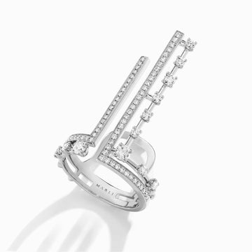 Avenues Mode Ring Marli New York White Diamond 4.5