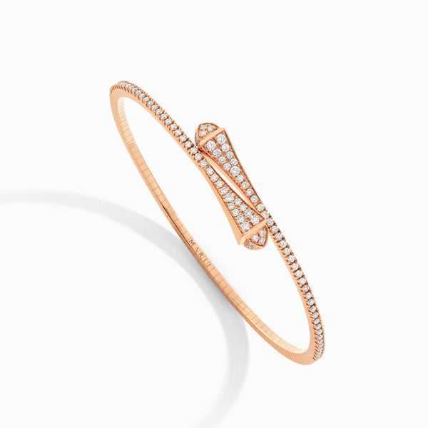 Cleo Full Diamond Slim Slip-On Bracelet