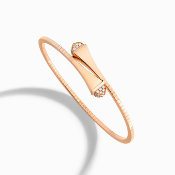 Cleo Midi Gold Bracelet with Diamonds Marli New York Rose XXXS