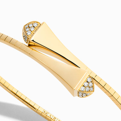 Cleo Midi Gold Bracelet with Diamonds Marli New York