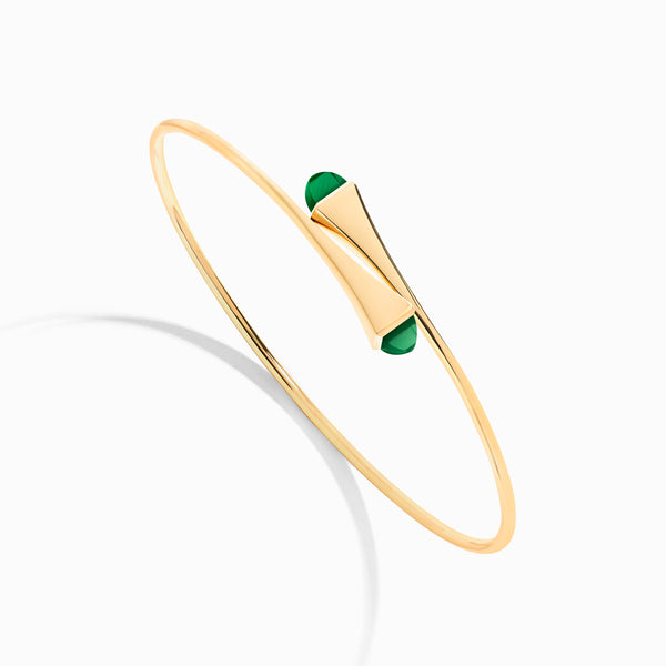 Cleo Wire Gold Slip-On Bracelet