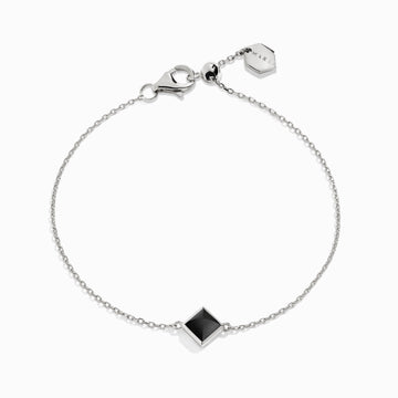 Cleo Pyramid Bracelet Marli New York White Black Onyx 