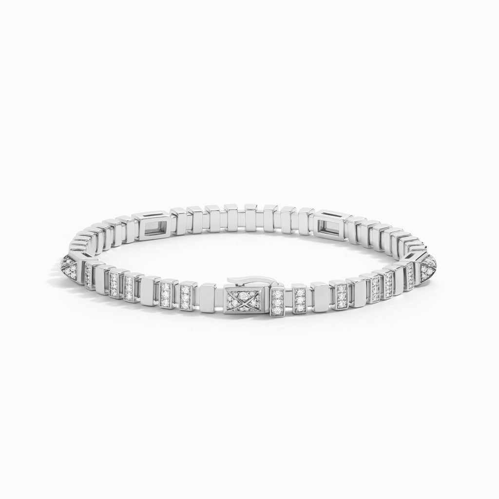 Cleo Link Full Diamond Bracelet Marli New York   