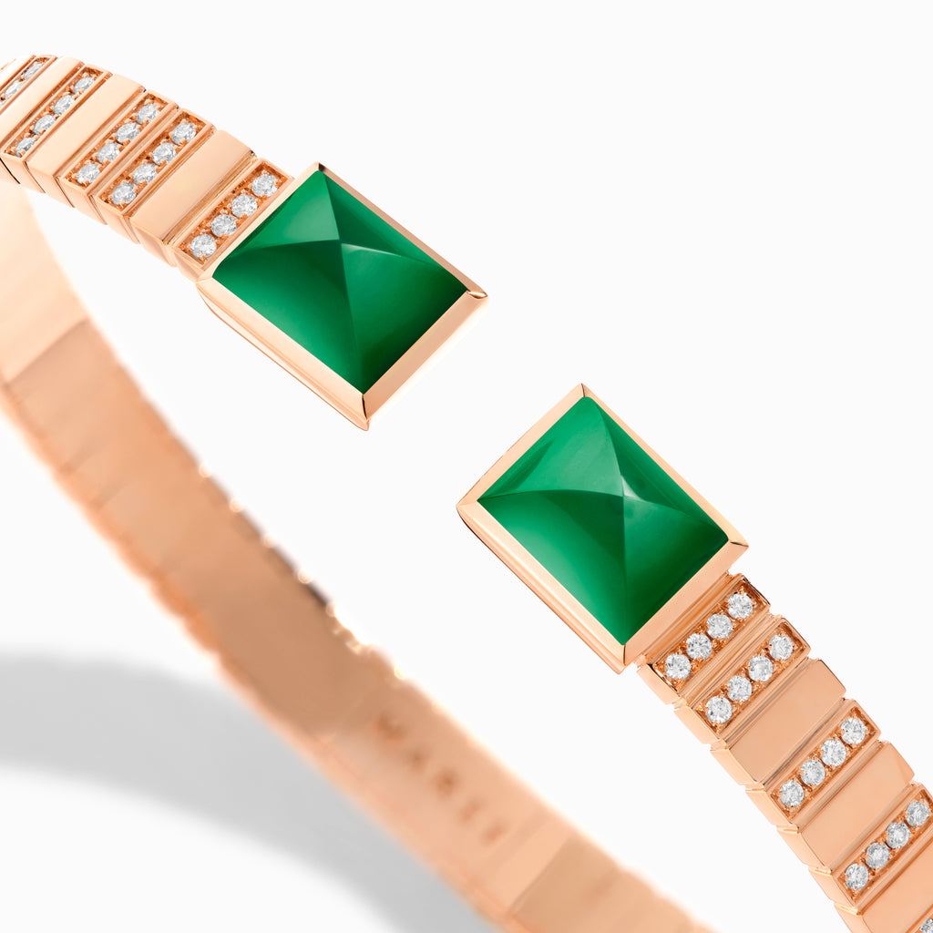 Cleo 2 Link Diamond Slip-On Bracelet Marli New York   