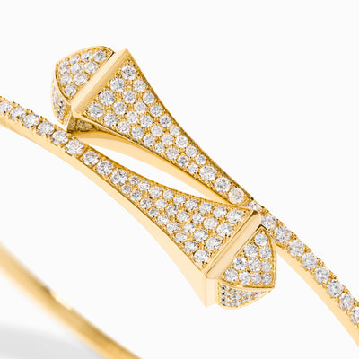 Cleo Full Diamond Slip-On Bracelet Marli New York   