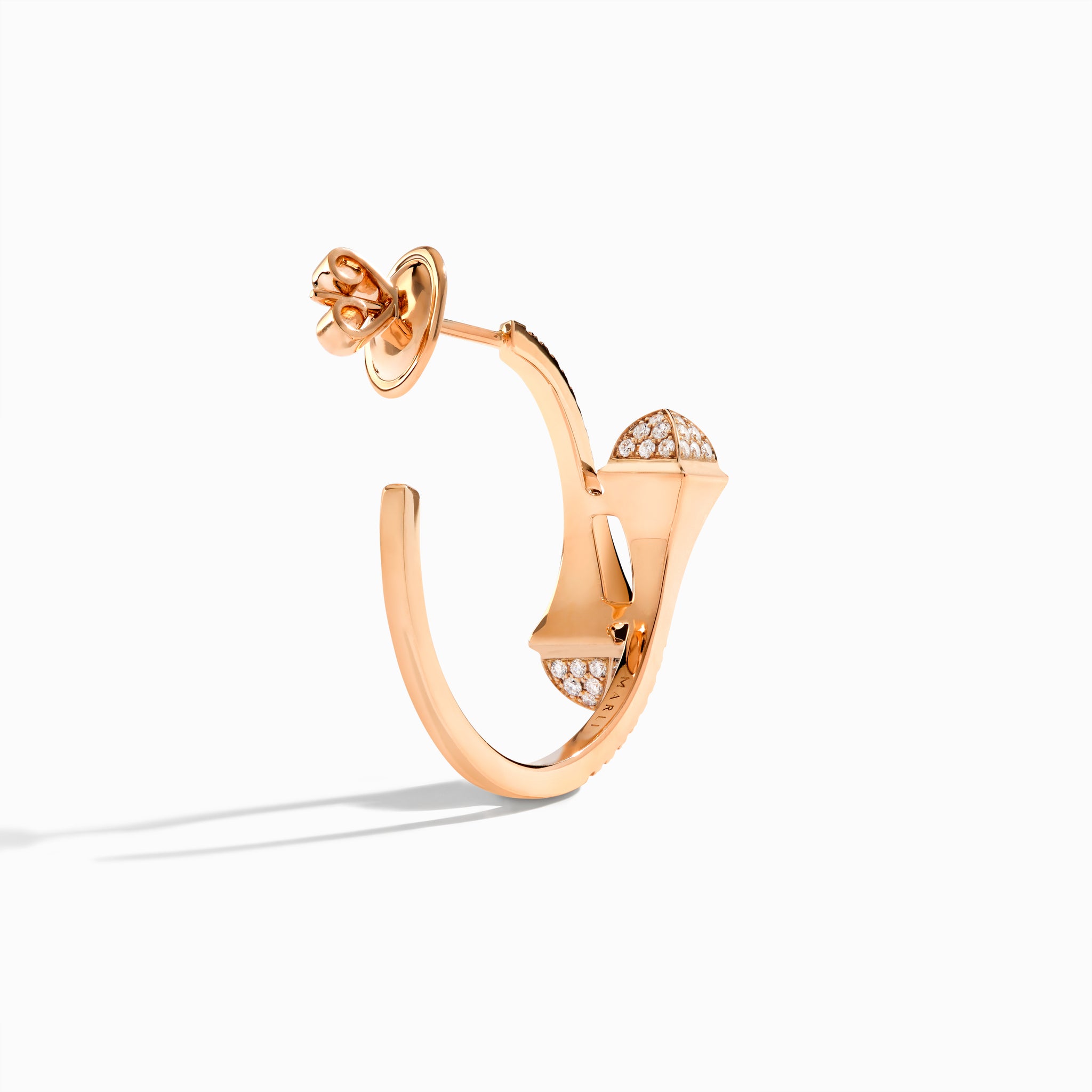 Yazilind Orecchini A Cerchio E Goccia In Oro Rosa – Grandi 4,3 Cm – Fashion Gioielli Donne - 3