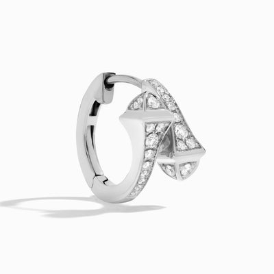 Cleo Full Diamond Huggie Earrings Marli New York   