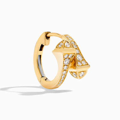 Cleo Full Diamond Huggie Earrings Marli New York   