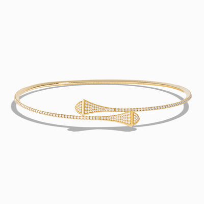 Cleo Full Diamond Slip-On Necklace Marli New York Yellow Diamond XS