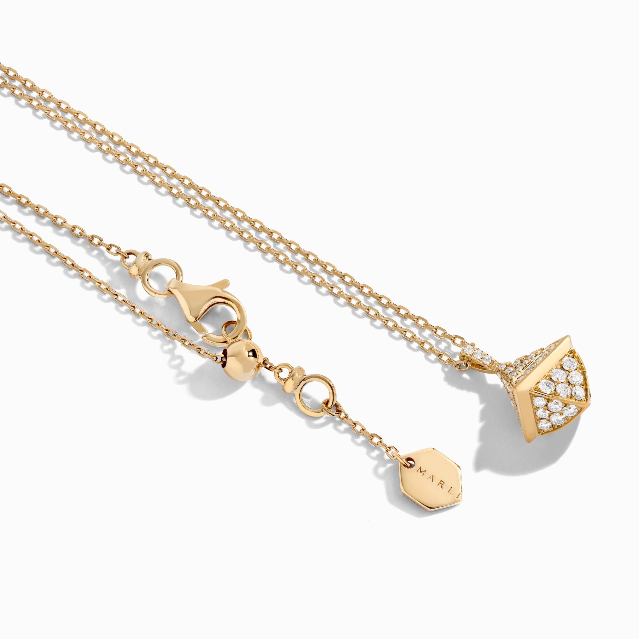 Cleo Rev Mini Full Diamond Pendant – MARLI New York