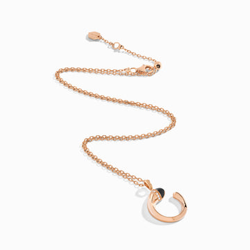 Cleo Venus Gold Pendant Marli New York Rose Black Onyx 