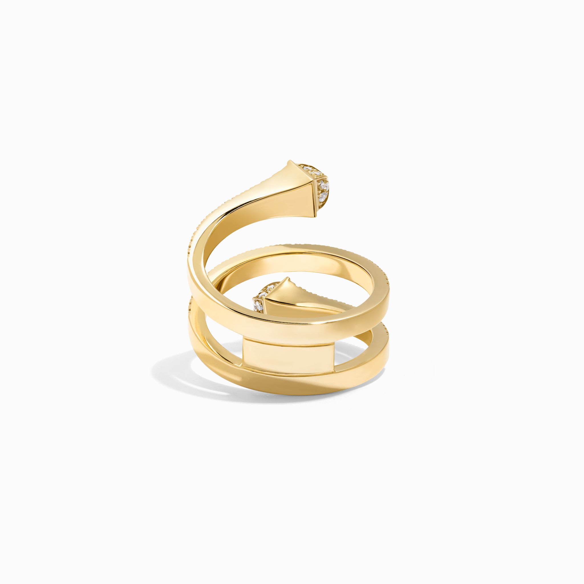 Cleo Full Diamond Twist Ring – MARLI New York