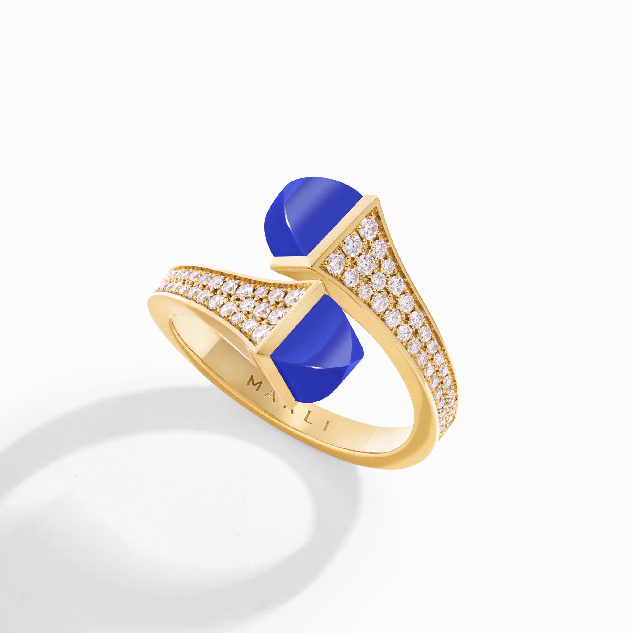Cleo Diamond Midi Ring Yellow Gold – MARLI New York