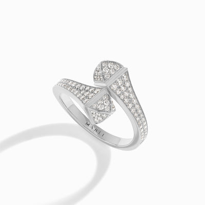 Cleo Full Diamond Midi Slim Ring Marli New York   