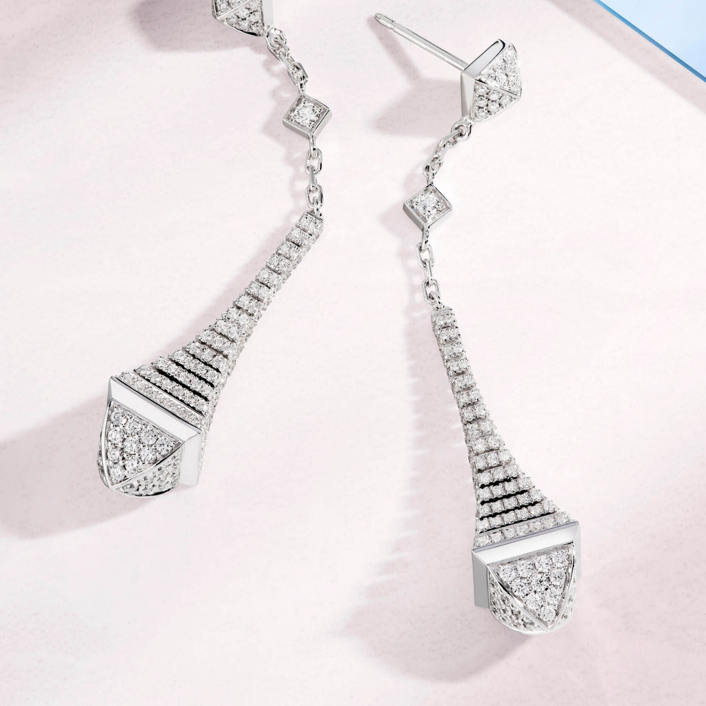 Cleo by Marli Full Diamond Earrings