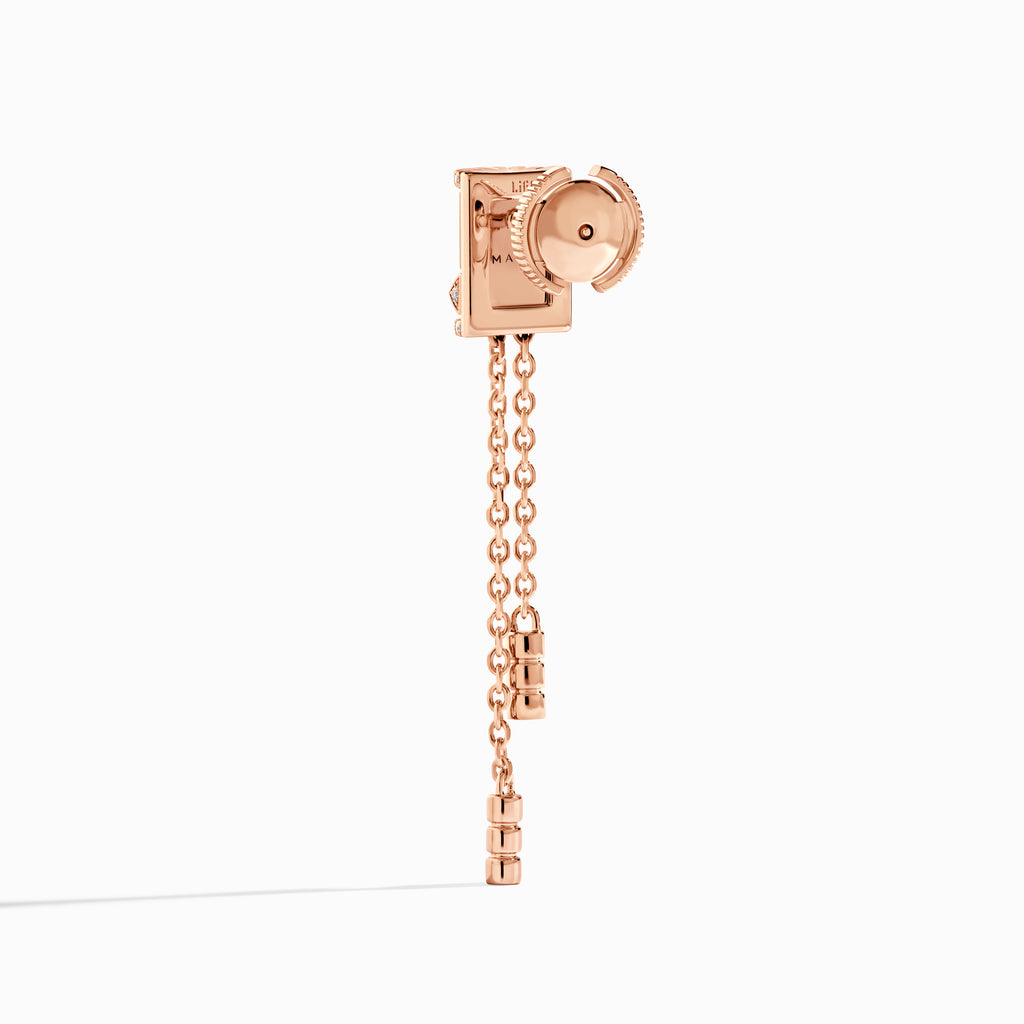 LIFE Full Diamond Tassel Earring Marli New York   