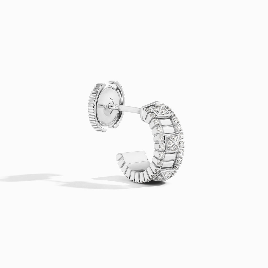 LIFE Full Diamond Mini Hoop Earrings Marli New York   