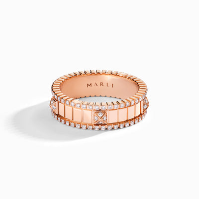 LIFE Full Diamond Spinning Ring Marli New York   