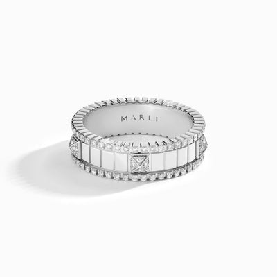 LIFE Full Diamond Spinning Ring Marli New York   