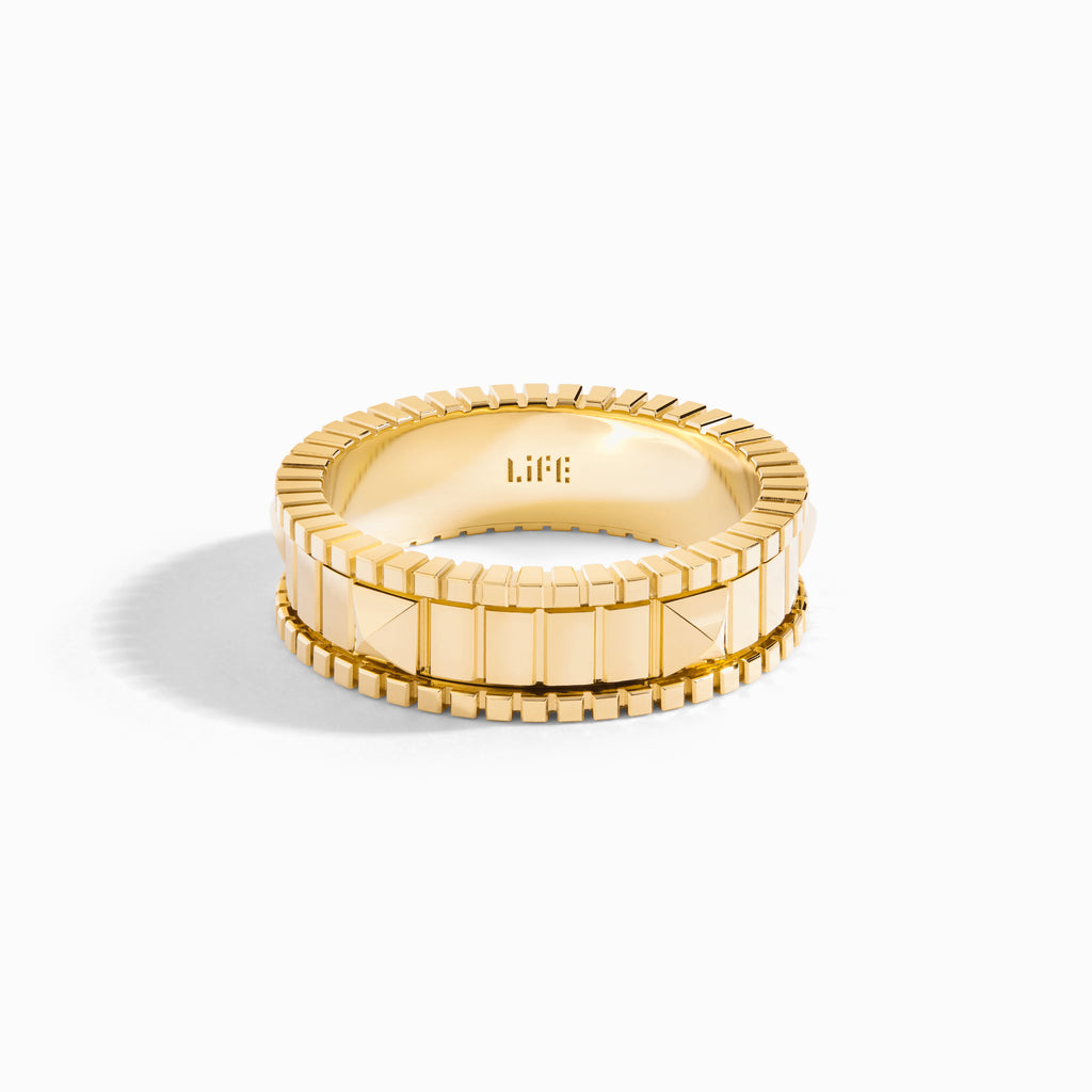 LIFE Gold Spinning Ring Marli New York   