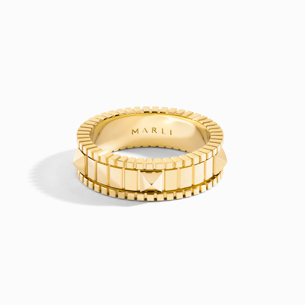 LIFE Gold Spinning Ring Marli New York   