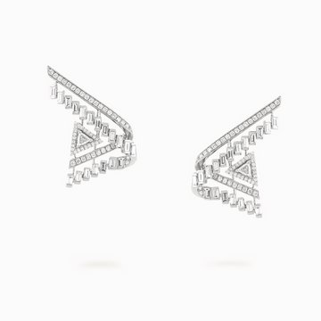 Marlihenge Trillion Earrings Marli New York   