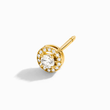 Rock Stud Earring Marli New York Yellow Diamond 