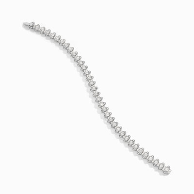 Tip-Top Full Diamond Tennis Bracelet Marli New York   