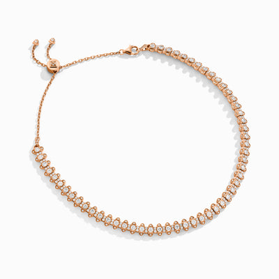 Tip-Top Full Diamond Collar Necklace Marli New York Rose Diamond 