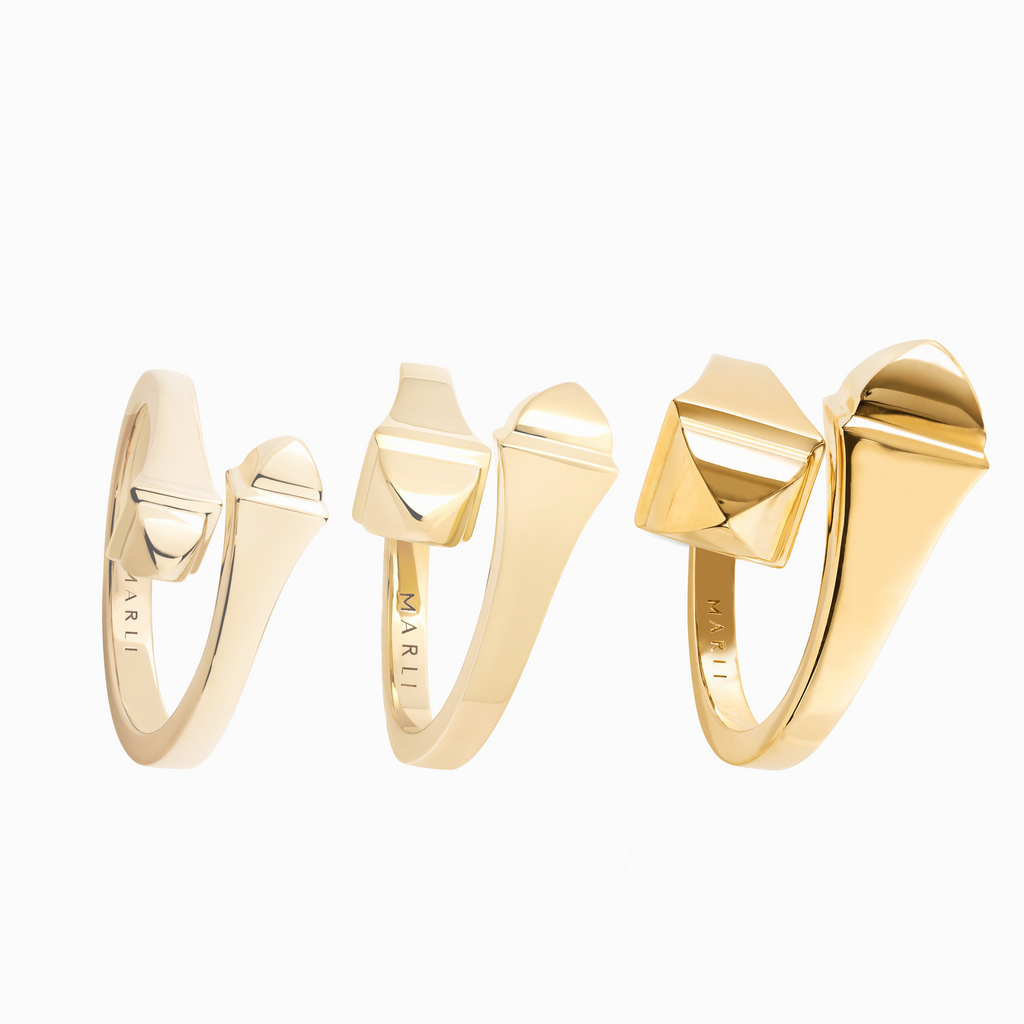 Cleo Full Gold Ring Marli New York   