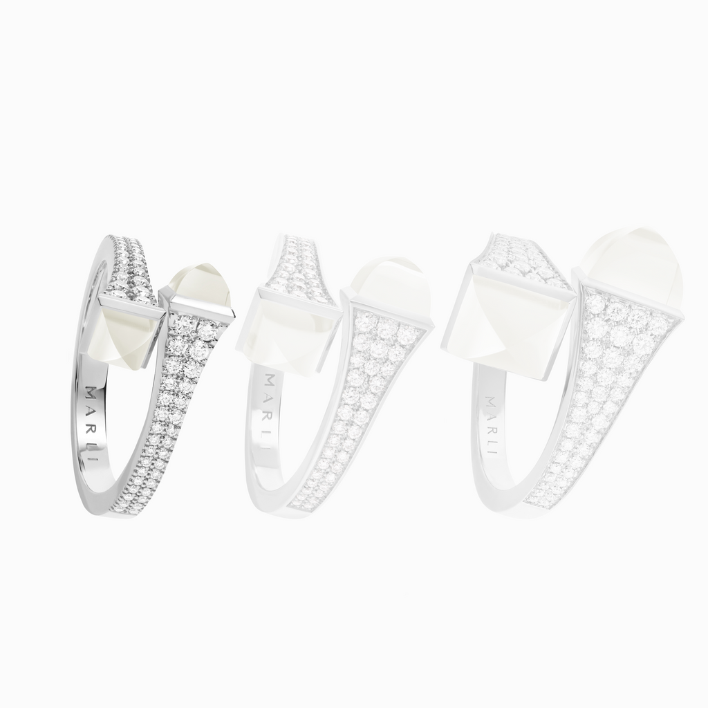 Cleo Diamond Slim Ring Marli New York   