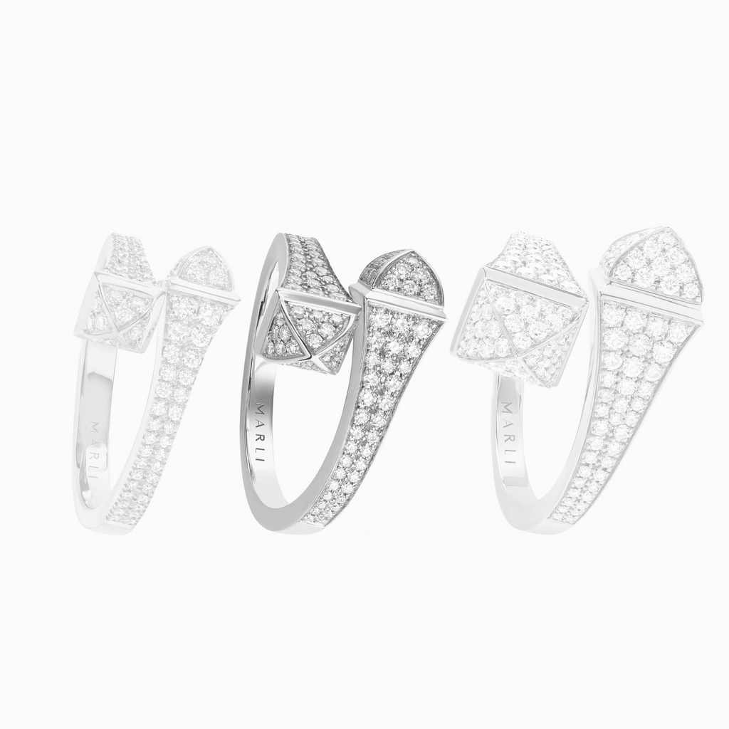 Cleo Full Diamond Midi Slim Ring Marli New York   