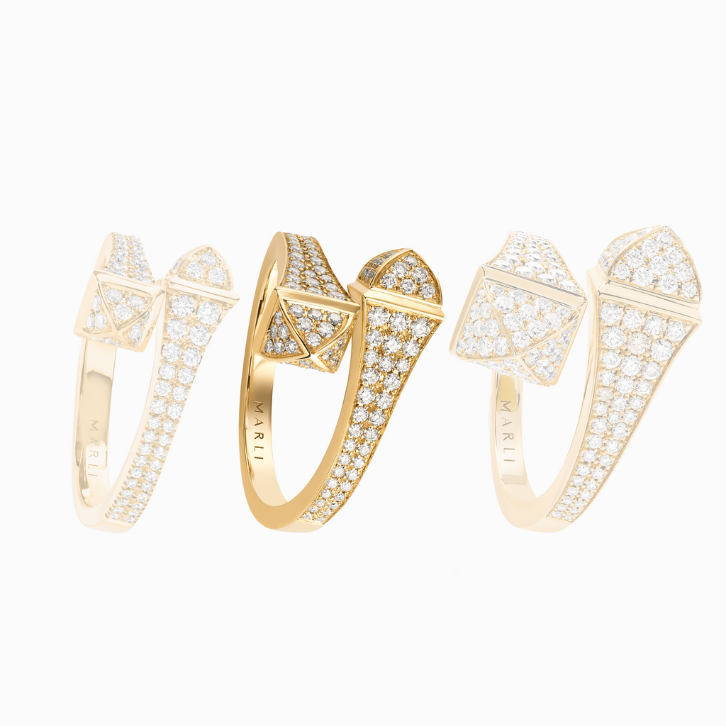 Cleo Full Diamond Midi Slim Ring Marli New York   