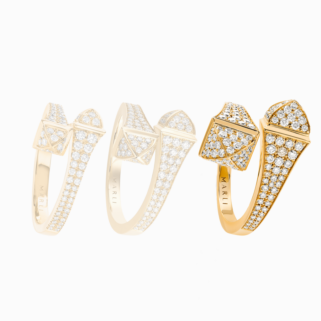 Cleo Full Diamond Ring Marli New York   