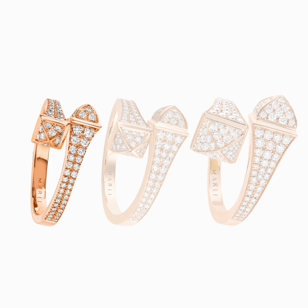 Cleo Full Diamond Slim Ring Marli New York   