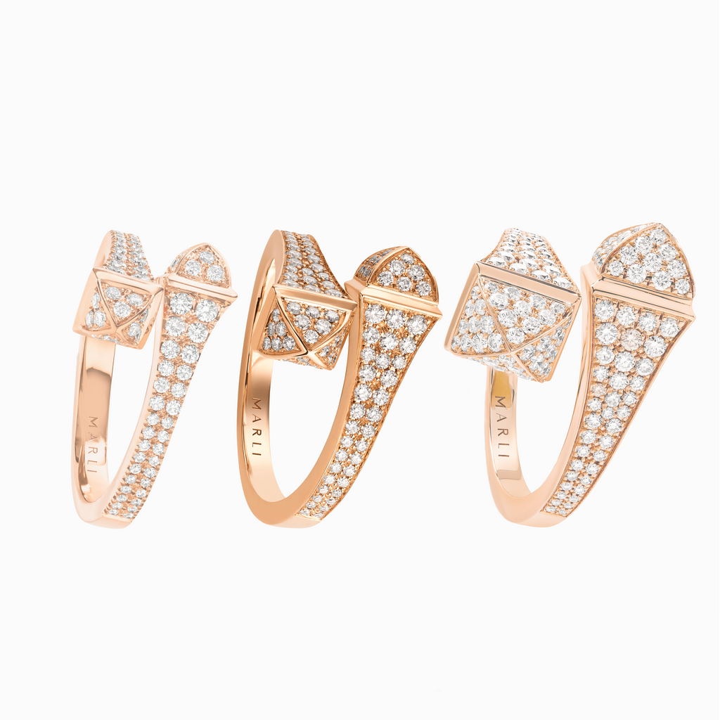 Cleo Full Diamond Midi Slim Ring Marli New York   